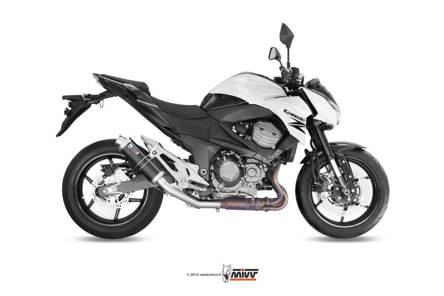 Escape Mivv  GP black Kawasaki Z800 E 2013-16