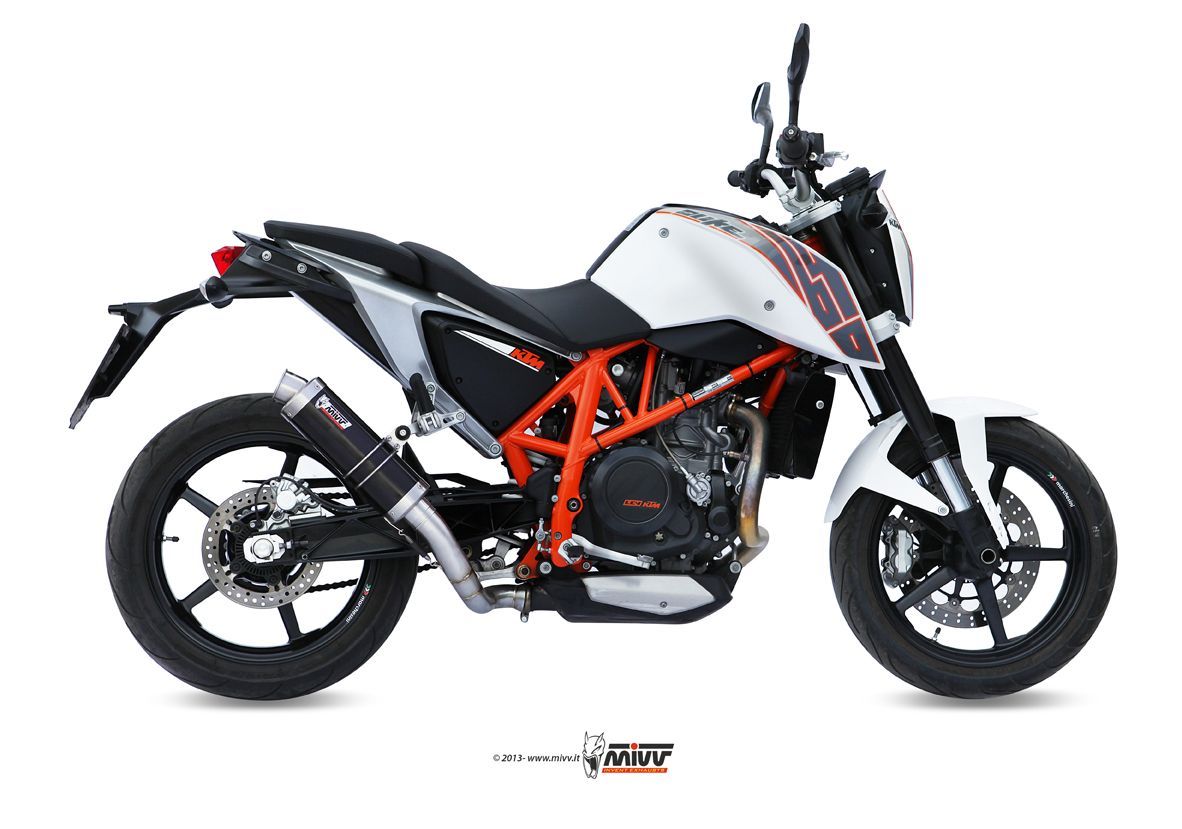 Escape Mivv  GP black KTM 690 Duke 2012-18