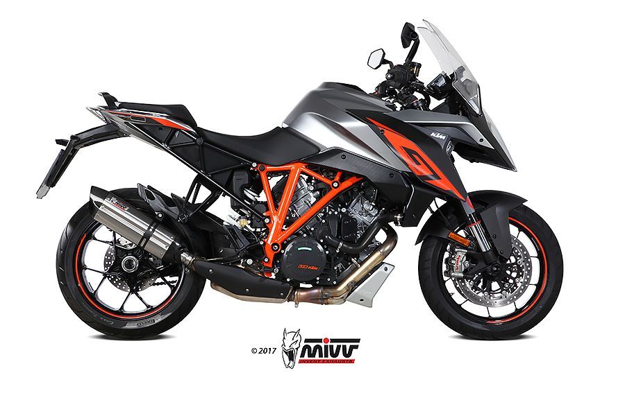 Escape Mivv Suono inox con tapa carbono KTM 1290 Superduke GT 2016-24