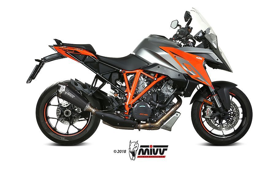 Escape Mivv  Delta Race black KTM 1290 Superduke GT 2016-24
