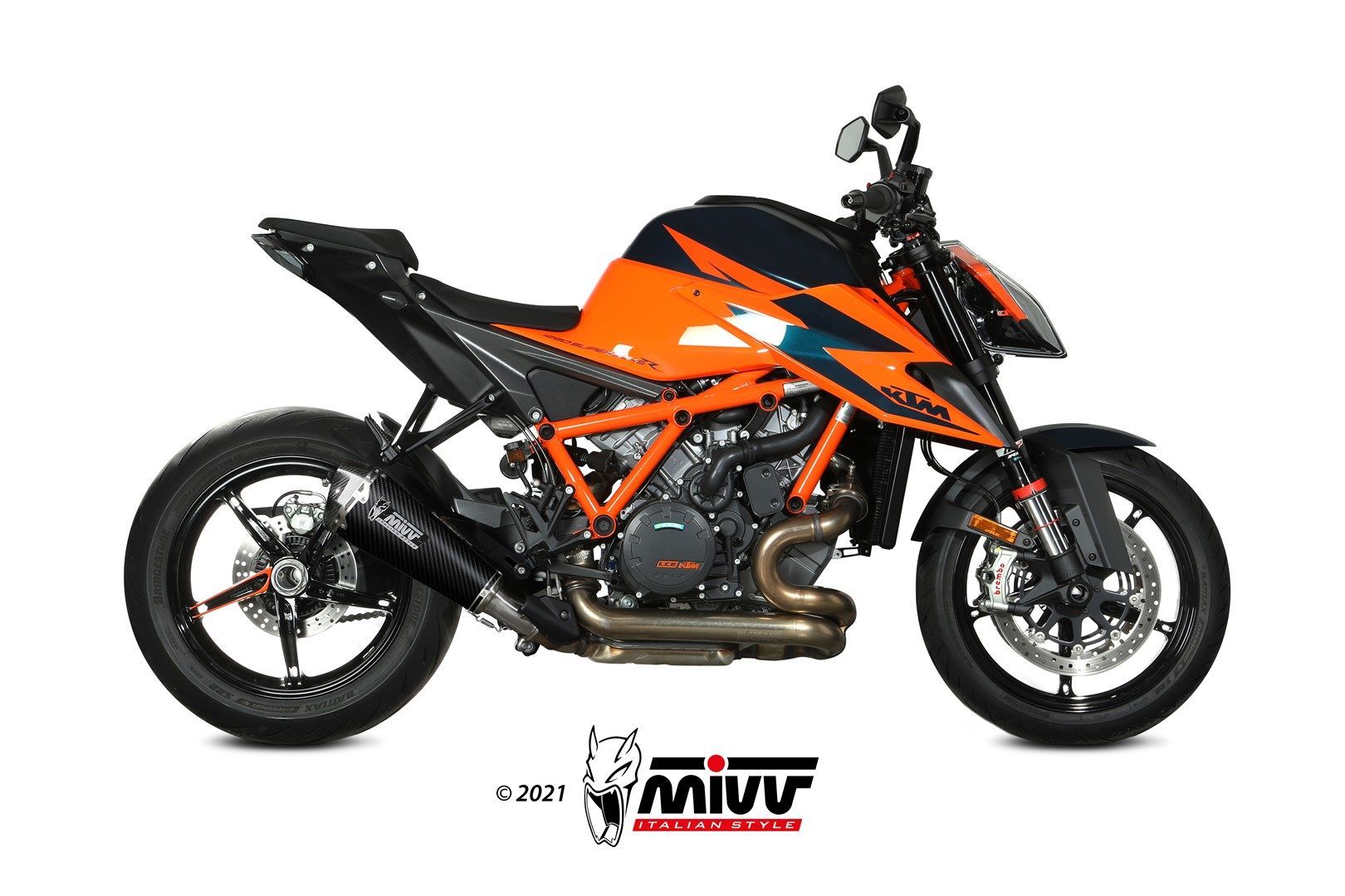 Escape Mivv  Delta Race carbono KTM 1290 Superduke 2020-23