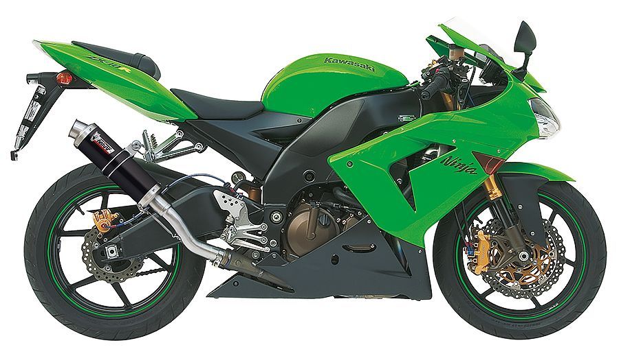 Escape Mivv  GP black Kawasaki ZX-10 R 2004-05