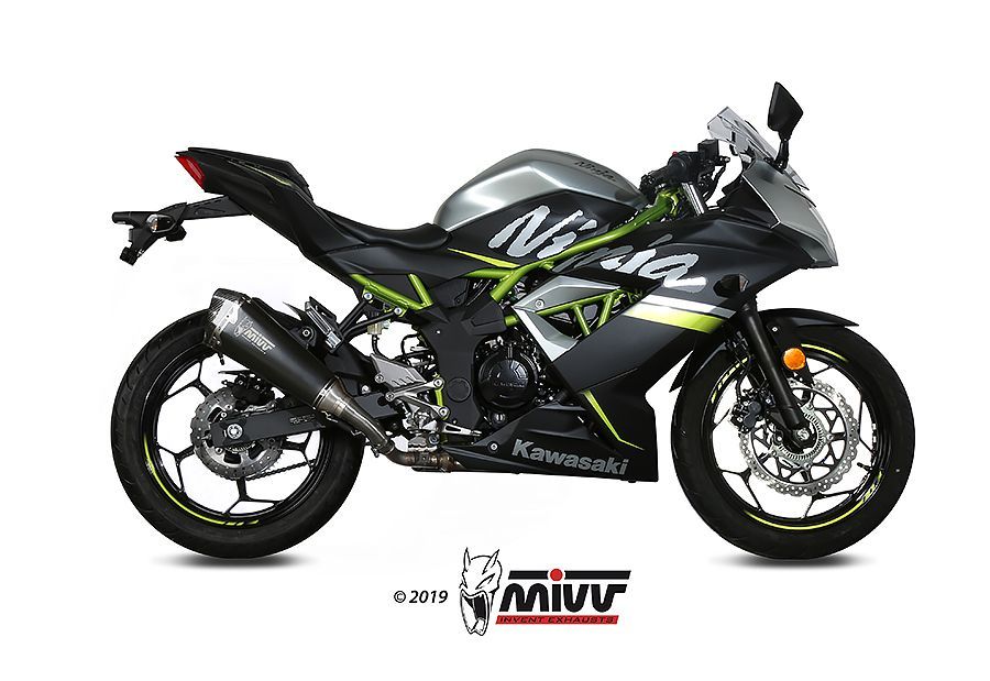 Escape Mivv  Delta Race black Kawasaki Ninja 125 / Z125 2019-24