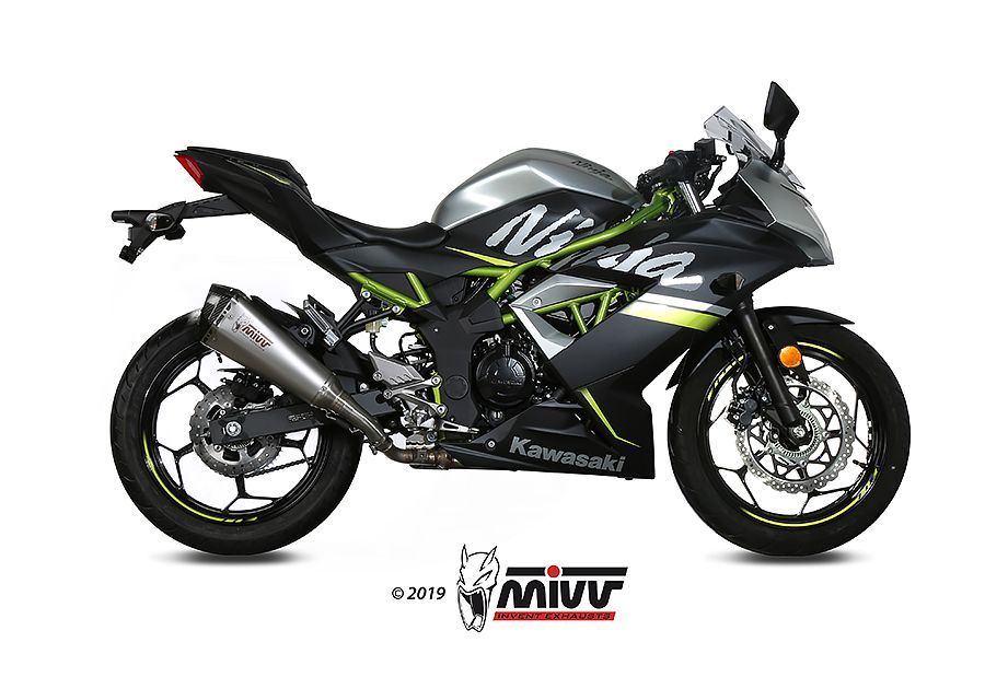 Escape Mivv Delta Race inox Kawasaki Ninja 125 / Z125 2019-24