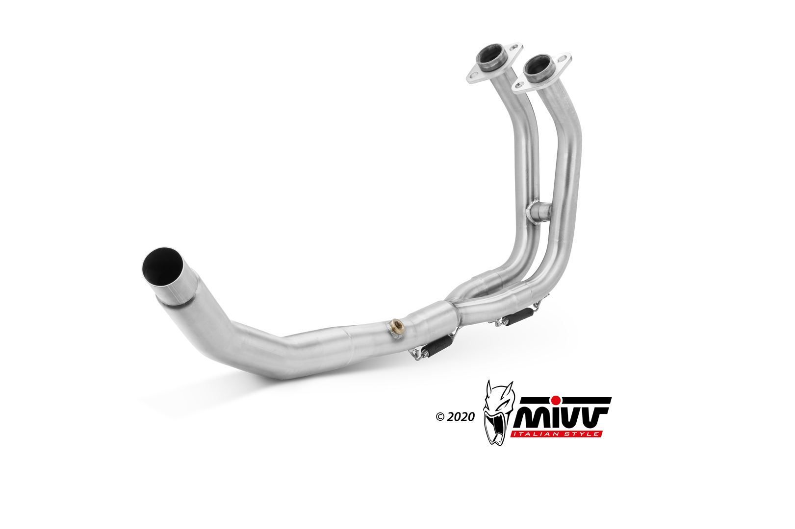 Escape Mivv Tubo no kat (compatible con Silencioso Escape Mivv y Original) Kawasaki Ninja 400 2018-20/Z400 2019-20