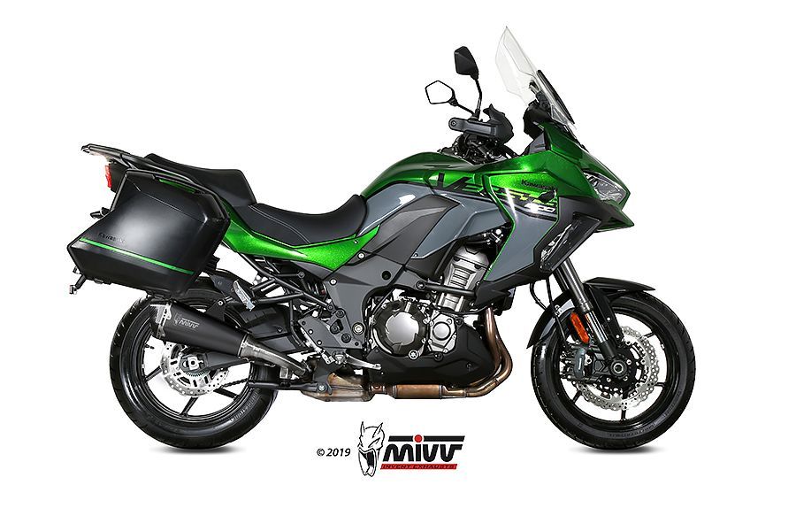 Escape Mivv  Delta Race black Kawasaki Versys 1000 / S / SE 2019-24