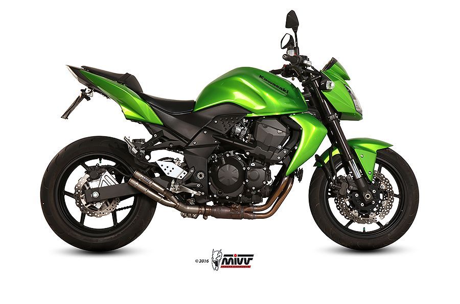 Escape Mivv Double Gun Full titanium Kawasaki Z750 2007-14
