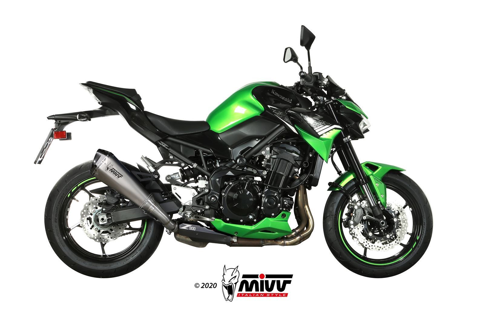 Escape Mivv Delta Race inox Kawasaki Z900 2020-24
