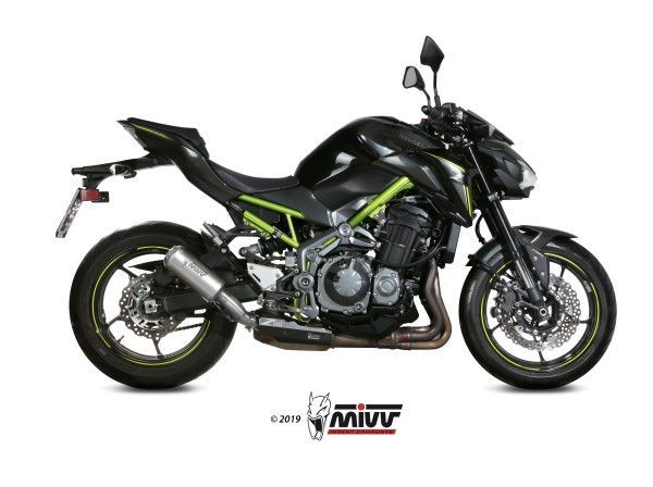 Escape Mivv Mk3 inox Kawasaki Z900 2017-19