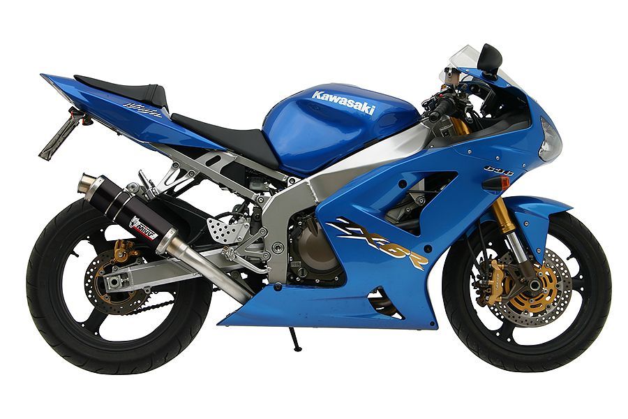 Escape Mivv  GP black Kawasaki ZX-6 RR / ZX-6 R 636 2003-04