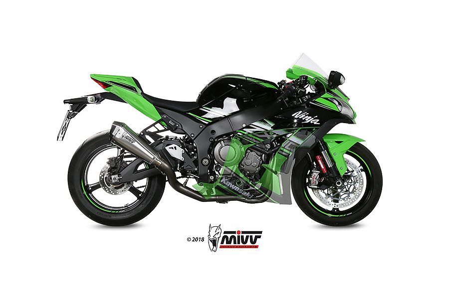 Escape Mivv Full system 4x2x1 Delta Race inox Kawasaki ZX-10 R / RR / SE 2016-24