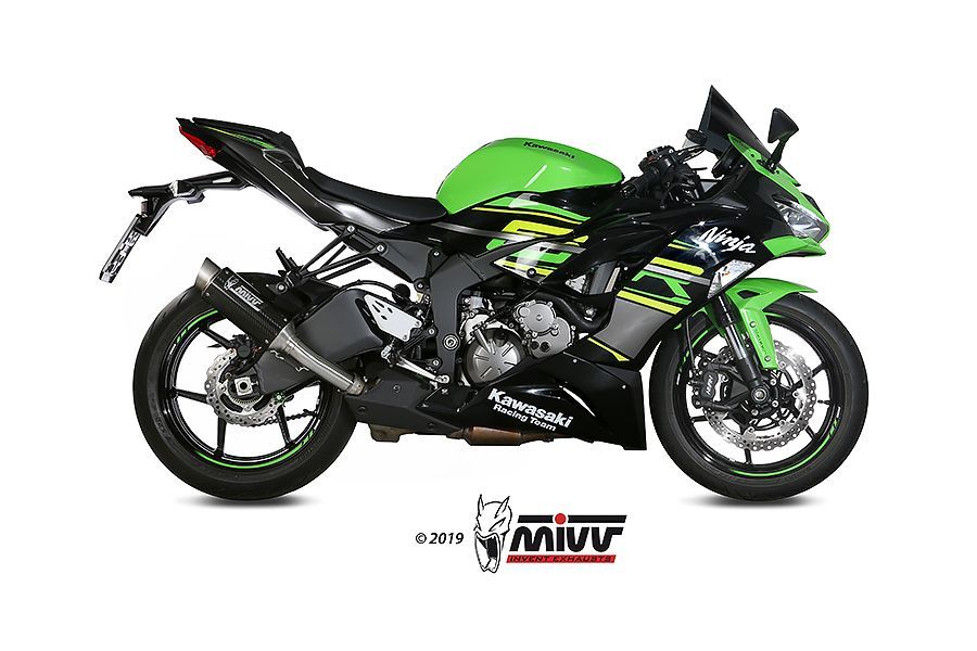 Escape Mivv GP Pro carbono Kawasaki ZX-6 R 636 2019-20