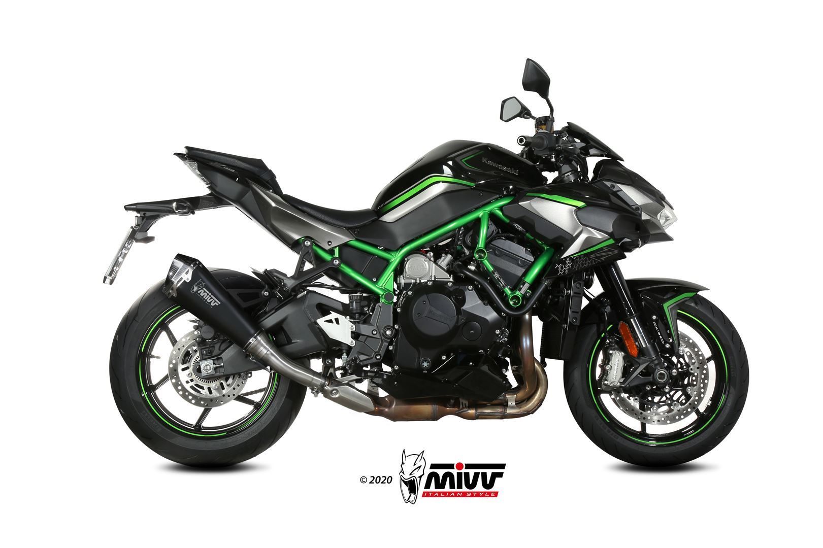 Escape Mivv  Delta Race black Kawasaki Z H2 / SE 2020-21