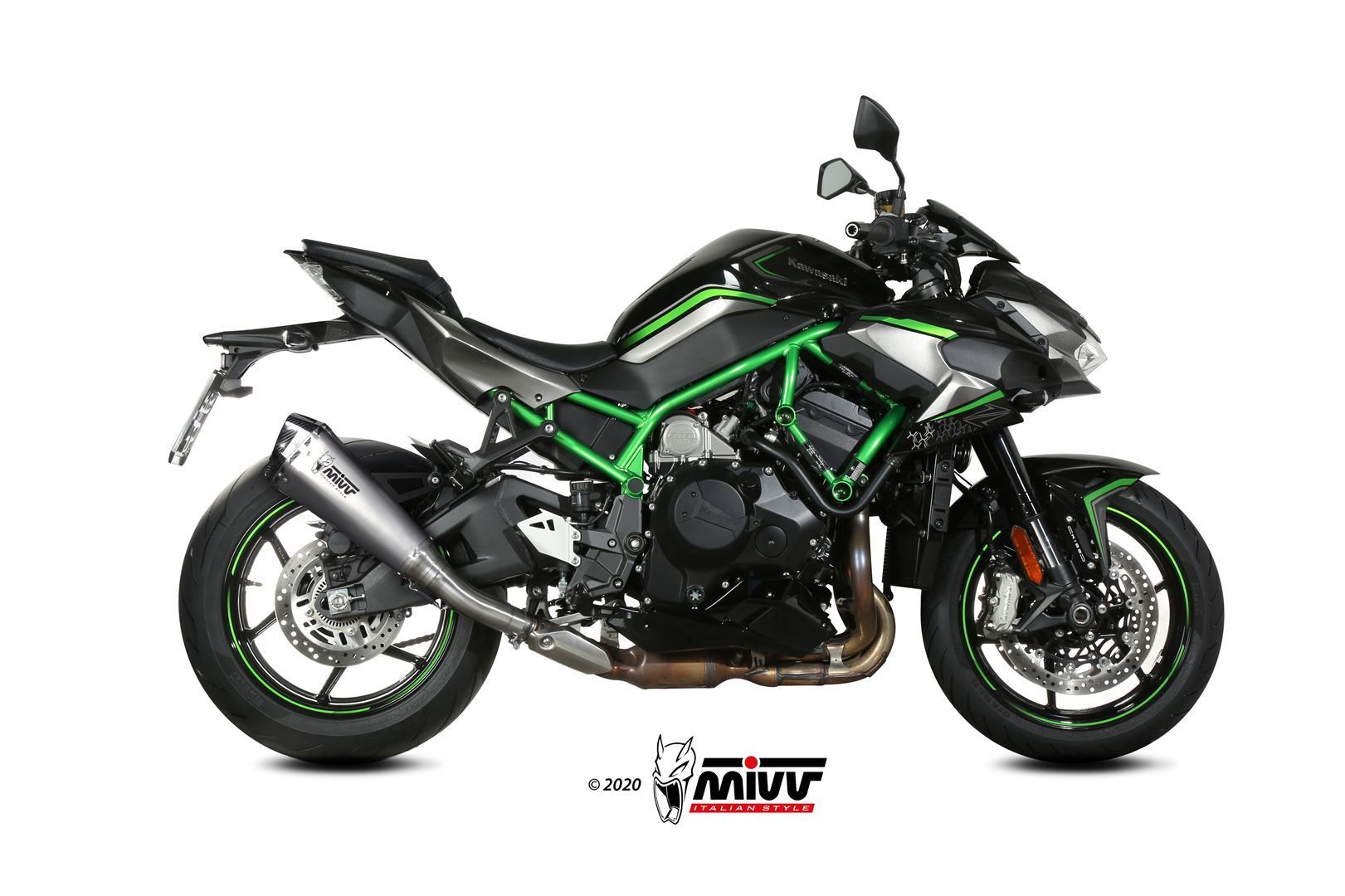 Escape Mivv Delta Race inox Kawasaki Z H2 / SE 2020-24