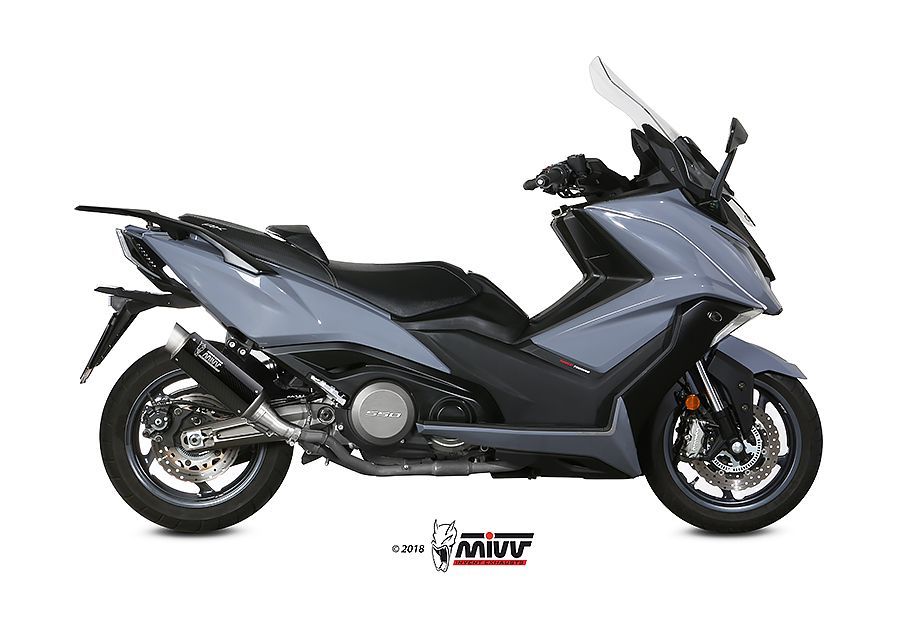 Escape Mivv GP Pro carbono Kymco AK550 2017-20
