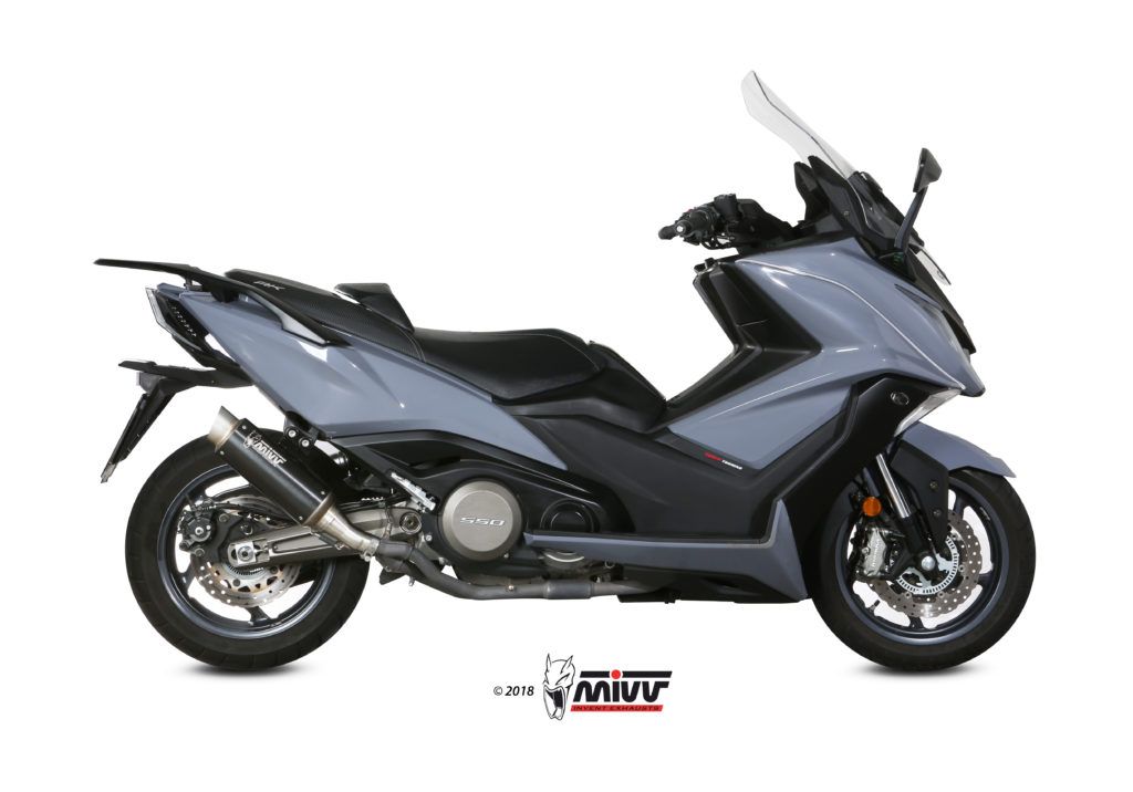 Escape Mivv  GP Pro black Kymco AK550 2017-20