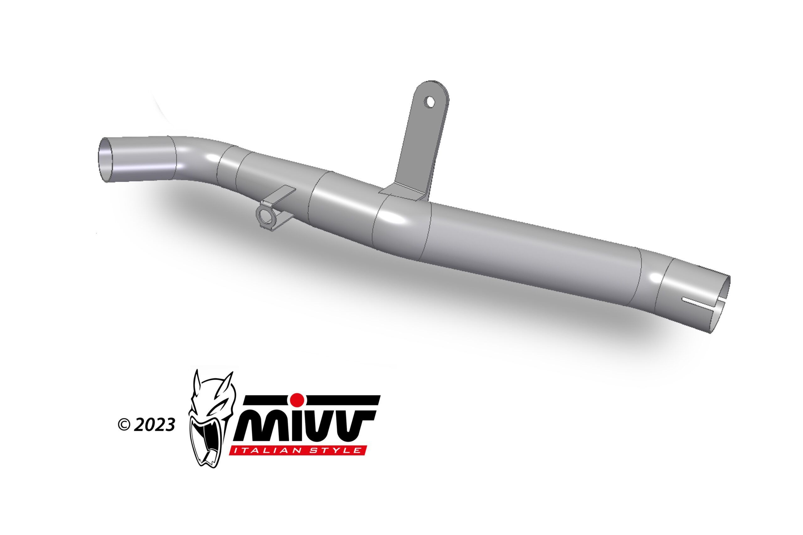 Escape Mivv Tubo no kat (compatible con silenciadores Escape Mivv y Originales) Moto Morini X-CAPE 2021-24