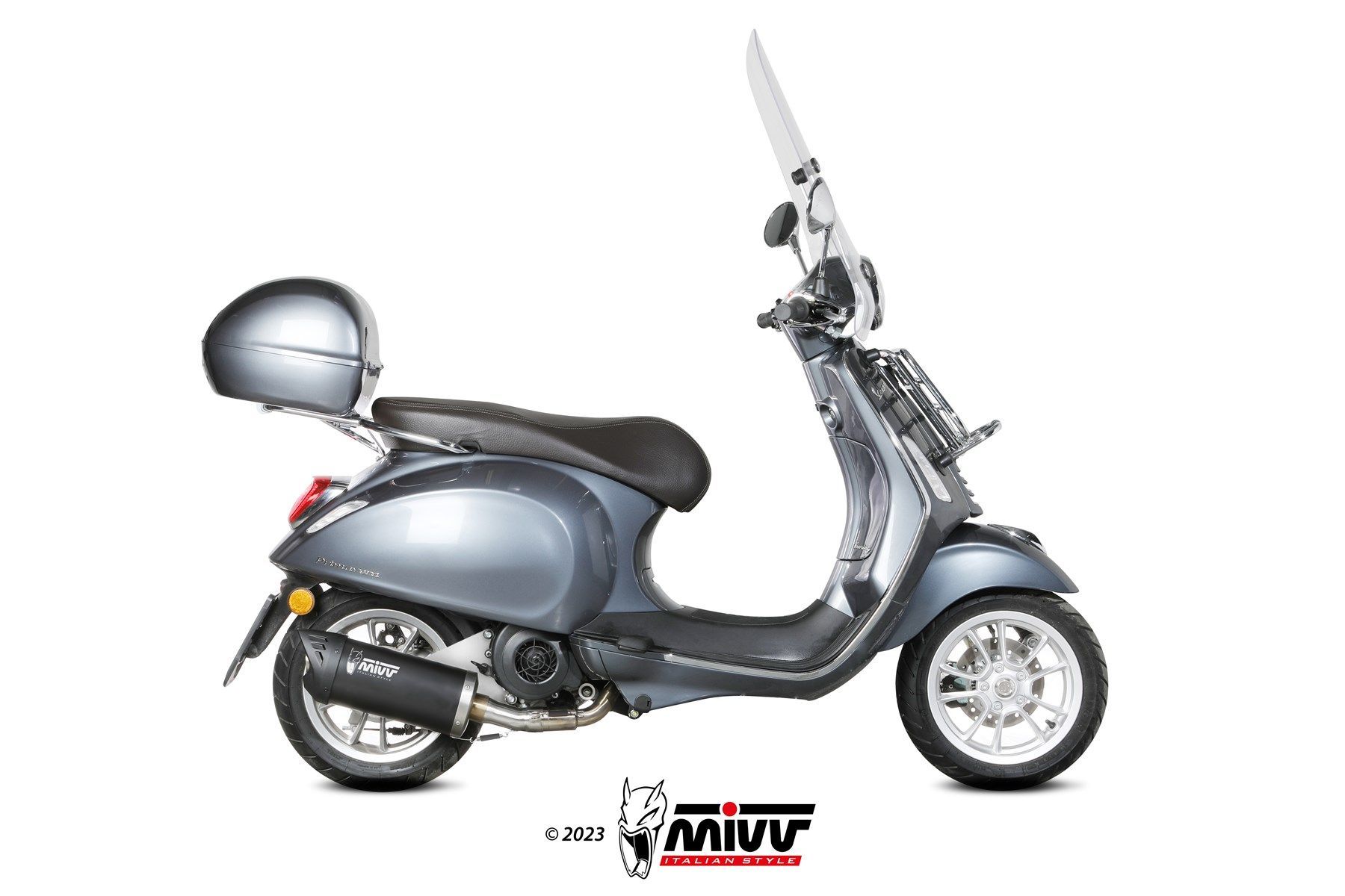 Escape Mivv Full system 1x1 Mover black Piaggio Vespa Primavera 150 2021-24