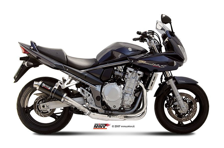 Escape Mivv  GP black Suzuki GSF 1250 Bandit 2007-16 / GSX 1250 FA 2009-16