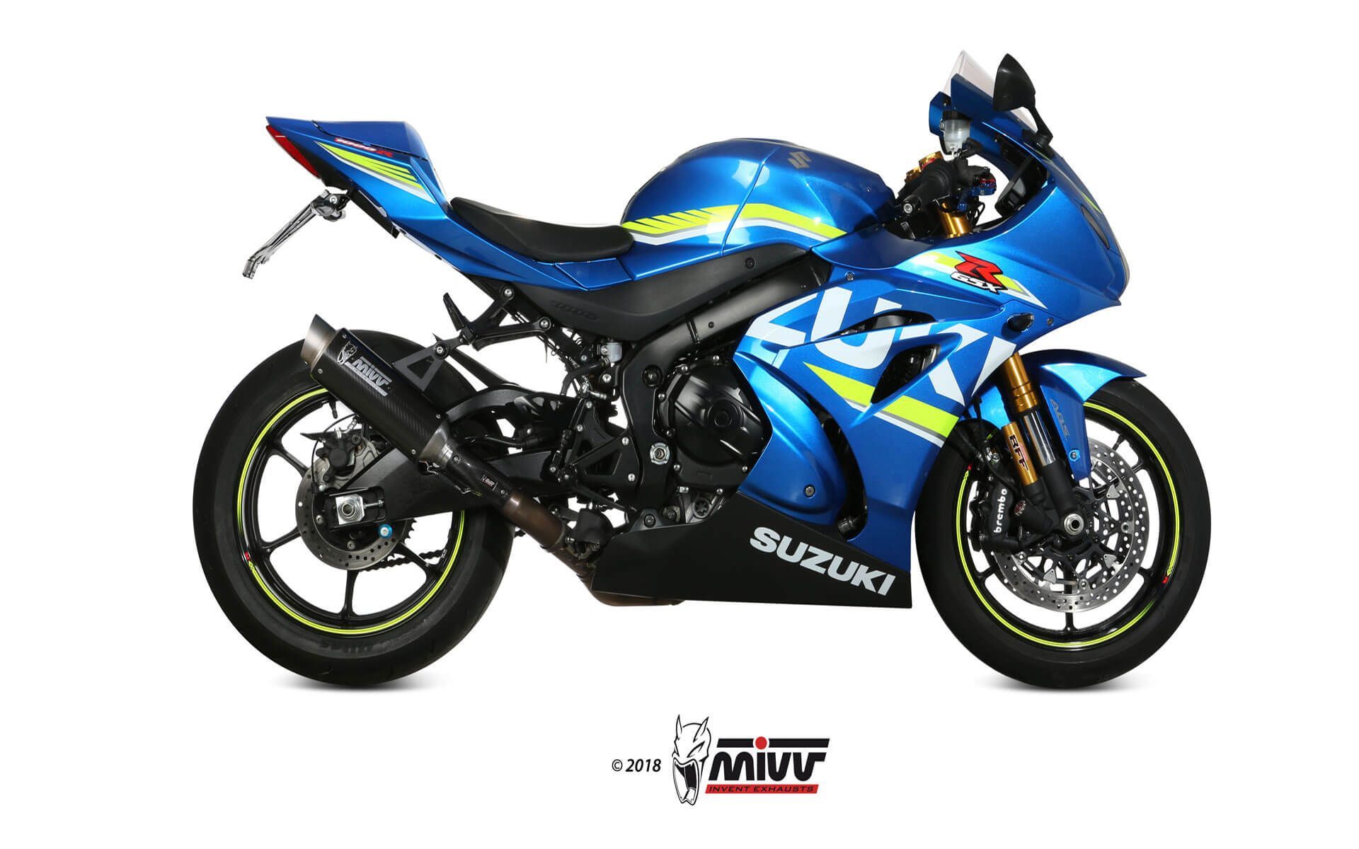 Escape Mivv GP Pro carbono Suzuki GSX-R 1000 2017-20