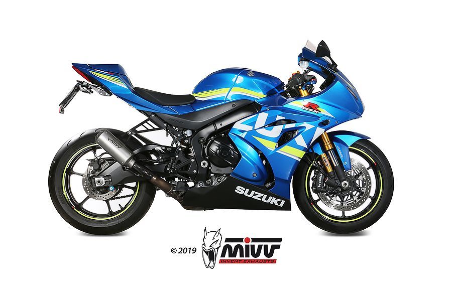 Escape Mivv Mk3 inox Suzuki GSX-R 1000 2017-20