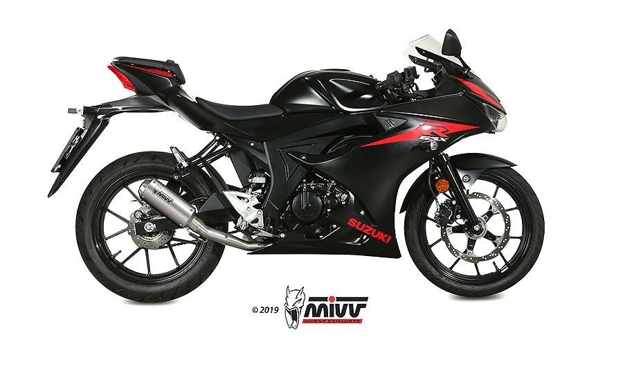 Escape Mivv Full system 1x1 MK3 inox Suzuki GSX-R 125 / GSX-S 125 2017-20