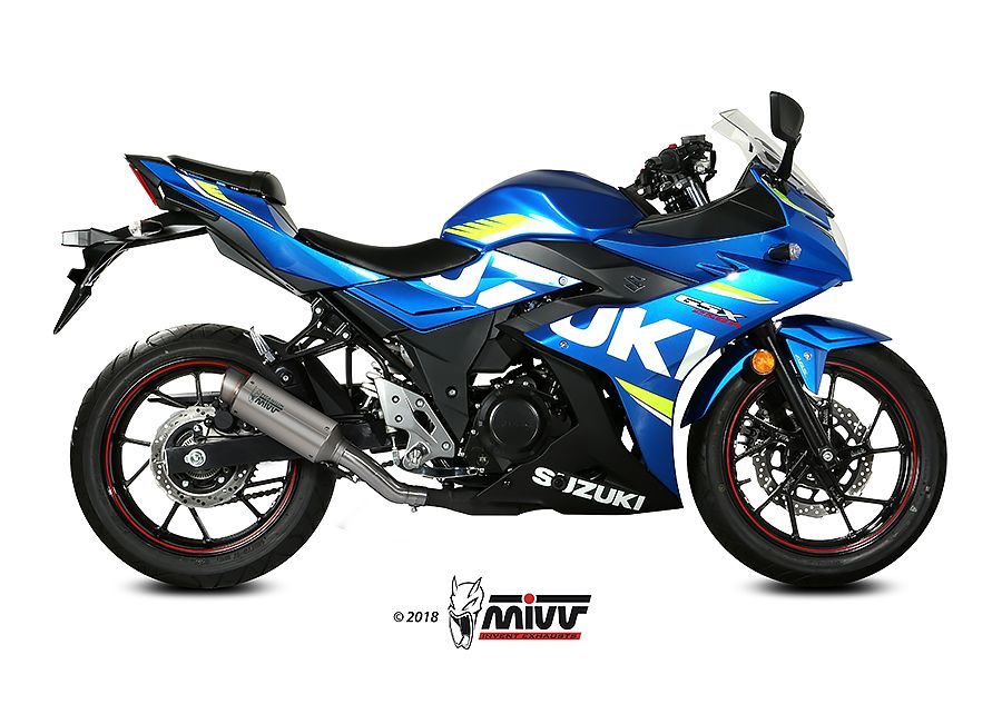 Escape Mivv  GP Pro titan Suzuki GSX 250 R 2017-20