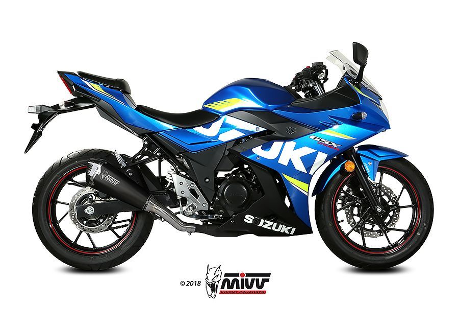 Escape Mivv  Delta Race black Suzuki GSX 250 R 2017-20