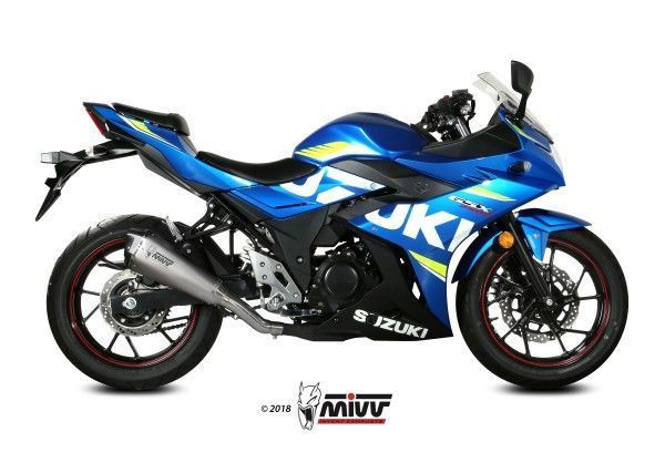 Escape Mivv Delta Race inox Suzuki GSX 250 R 2017-20