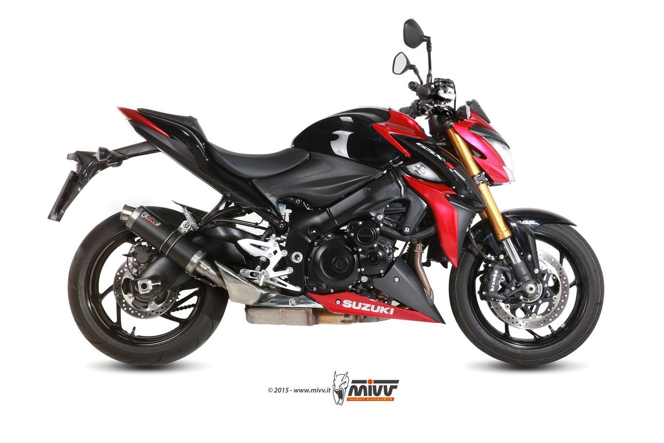 Escape Mivv GP carbon Suzuki GSX-S 1000 / 1000 F 2015-22