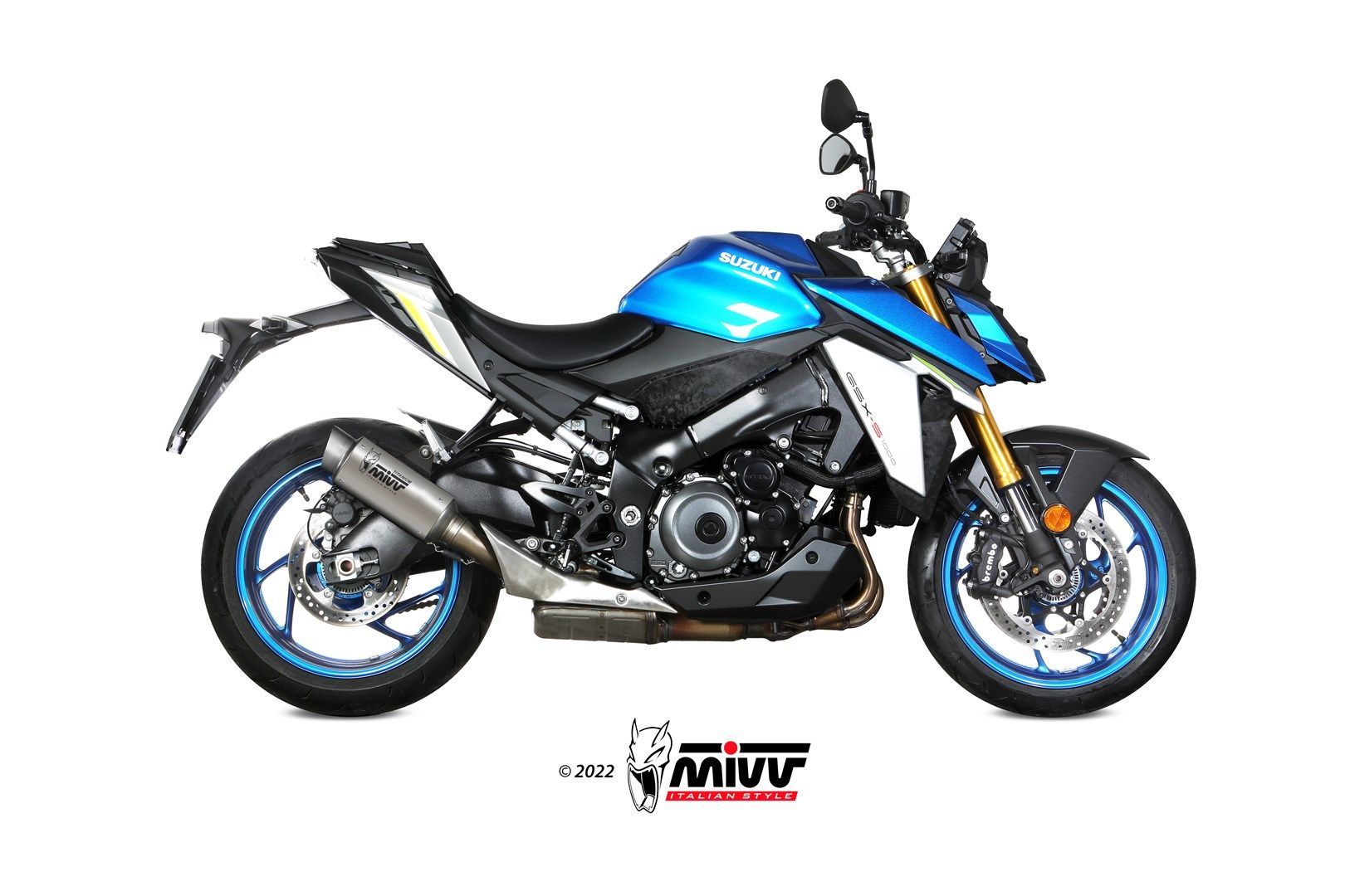 Escape Mivv Suzuki GSX-S 950 / 1000 2021-24 GP Pro titanium