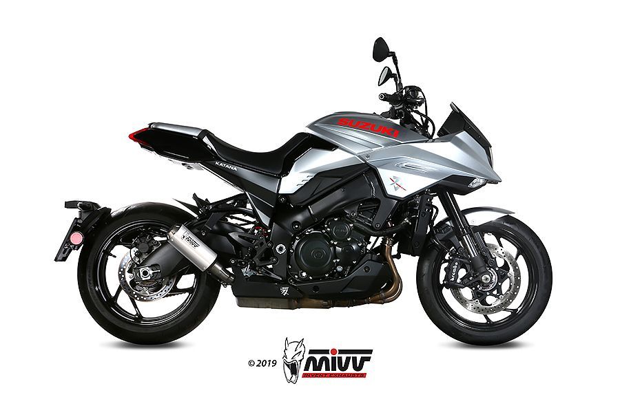 Escape Mivv Mk3 inox Suzuki GSX-S 1000 Katana 2019-24