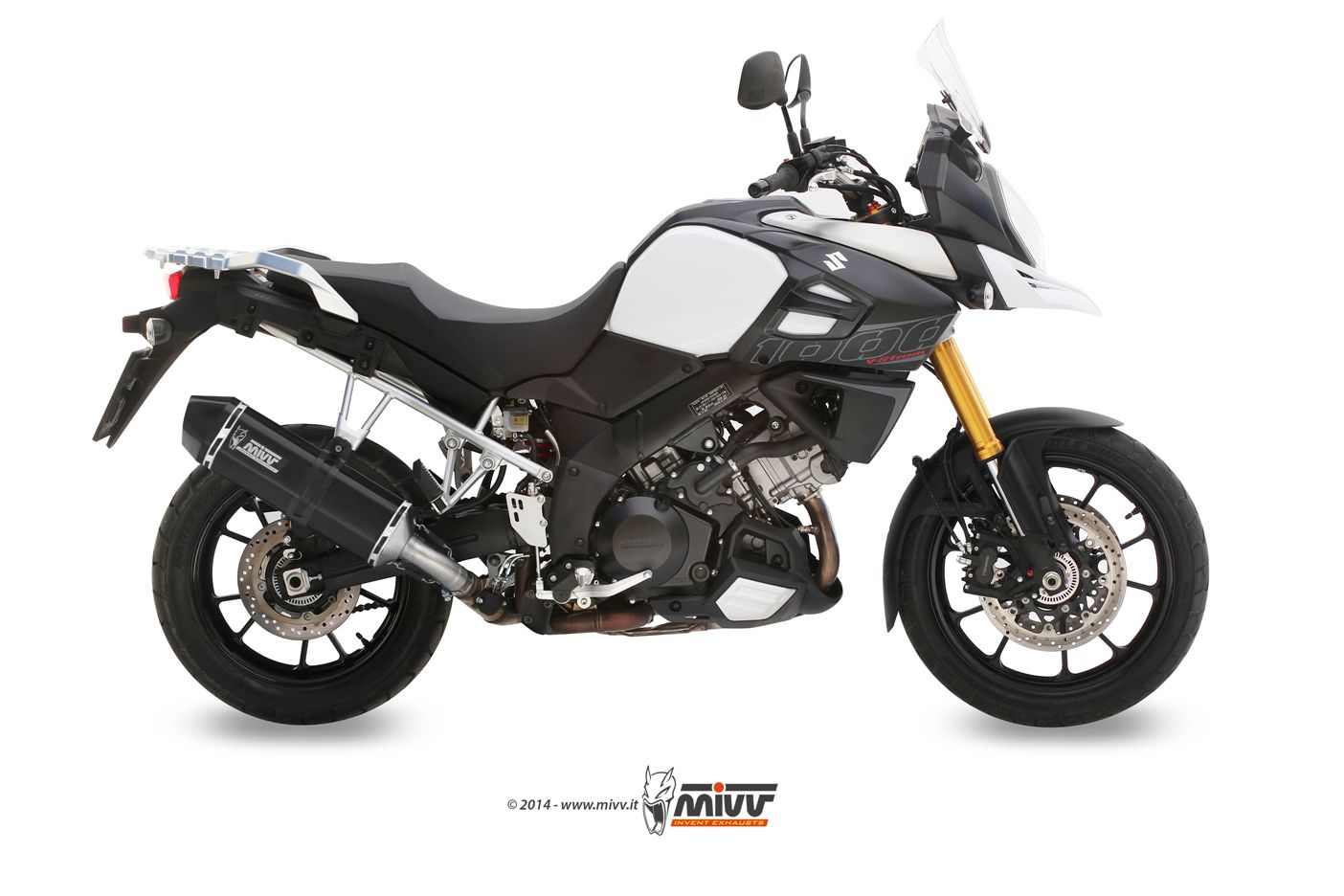 Escape Mivv Speed edge black Suzuki DL V-Strom 1000 / XT 2014-20 / V-Strom 1050 / XT 2020-24