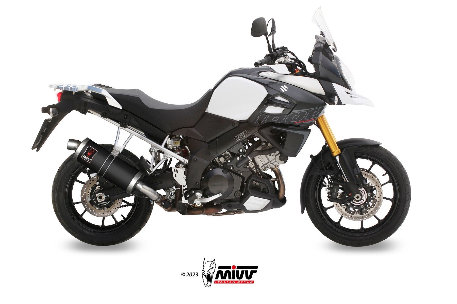 Escape Mivv Dakar black Suzuki DL V-Strom 1000 / XT 2014-20 / 1050 / XT 2020-24