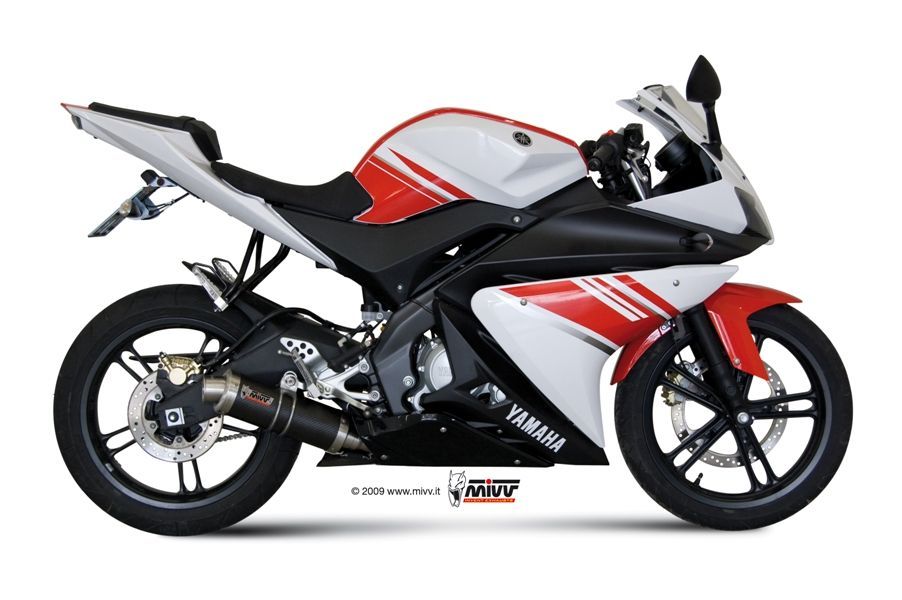 Escape Mivv Full system 1x1 GP carbon Yamaha YZF R125 2008-13