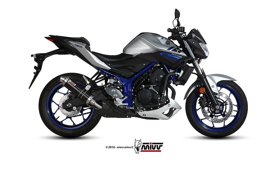 Escape Mivv GP black Yamaha MT-03 2016-24