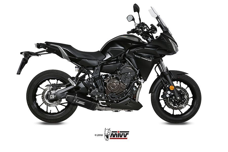 Escape Mivv Full system 2x1 Speed edge black Yamaha Tracer 700 / GT / Tracer 7 2016-24