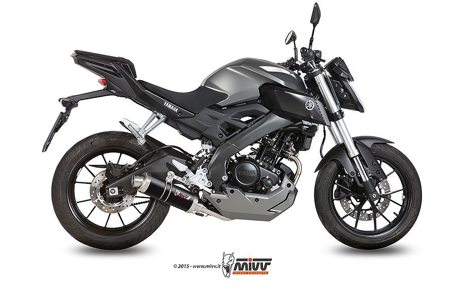 Escape Mivv Full system 1x1 GP black Yamaha MT-125 2015-19 / YZF R125 2014-18
