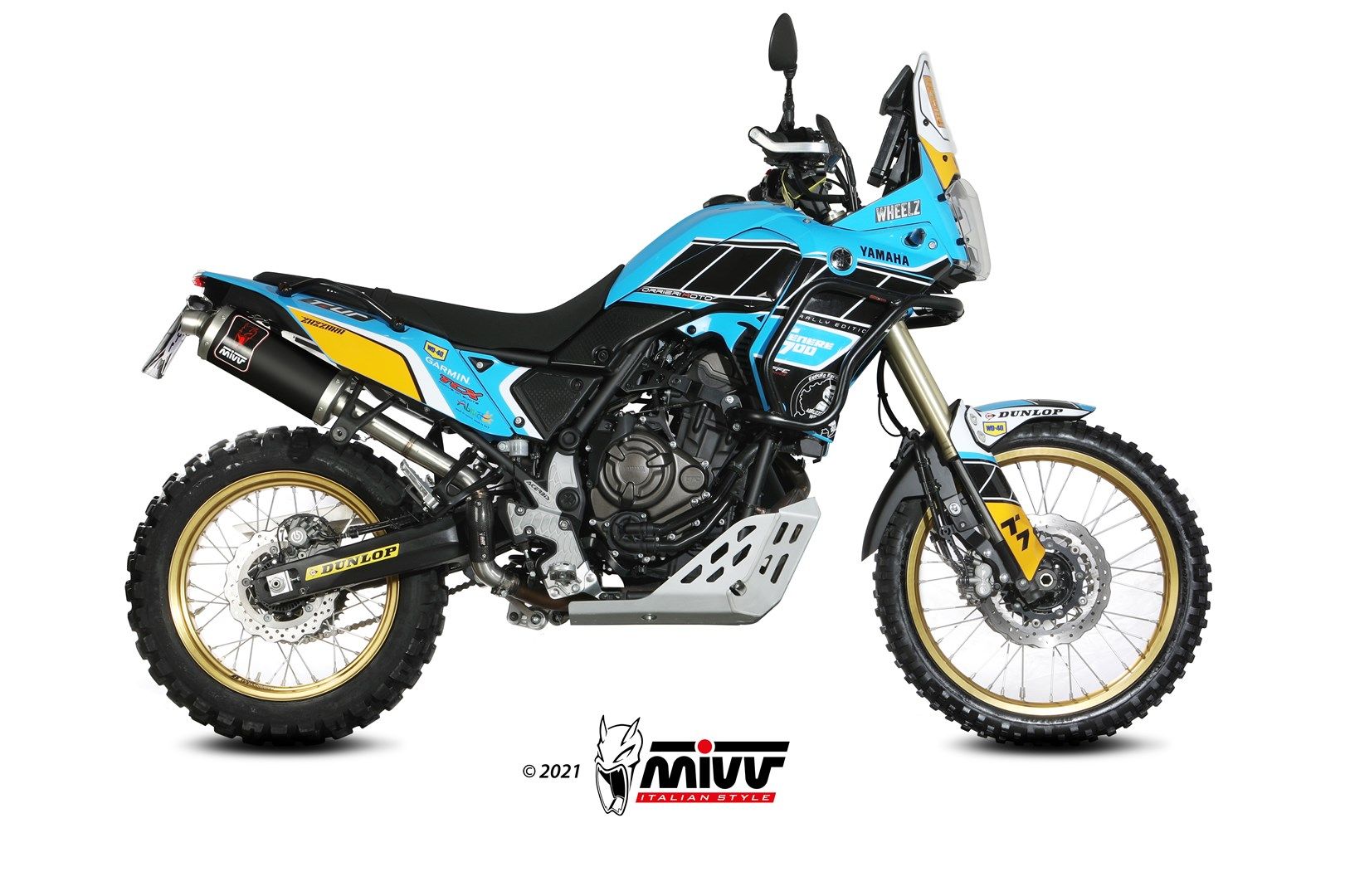 Escape Mivv Dakar black Yamaha Ténéré 700 2019-24