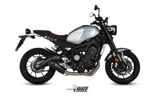 Escape Mivv Full system 3x1 Oval carbono con tapa carbono Yamaha XSR 900 2016-22