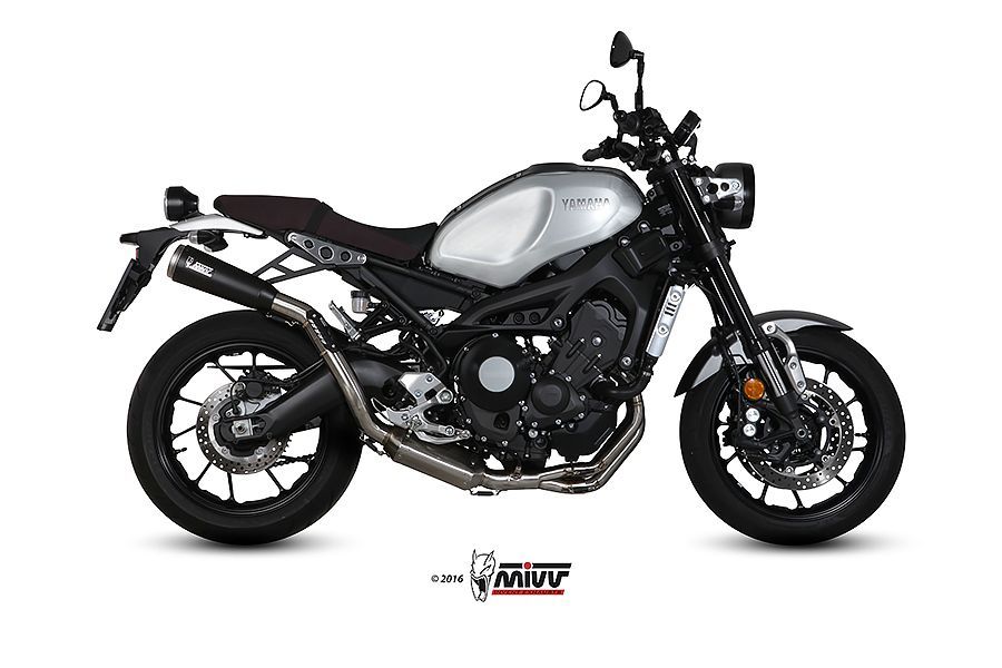 Escape Mivv Full system 3x1 Ghibli black Yamaha XSR 900 2016-22
