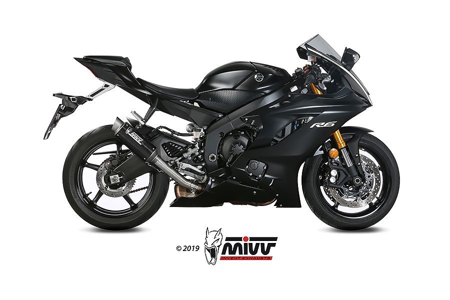 Escape Mivv GP Pro carbono Yamaha YZF 600 R6 2017-23