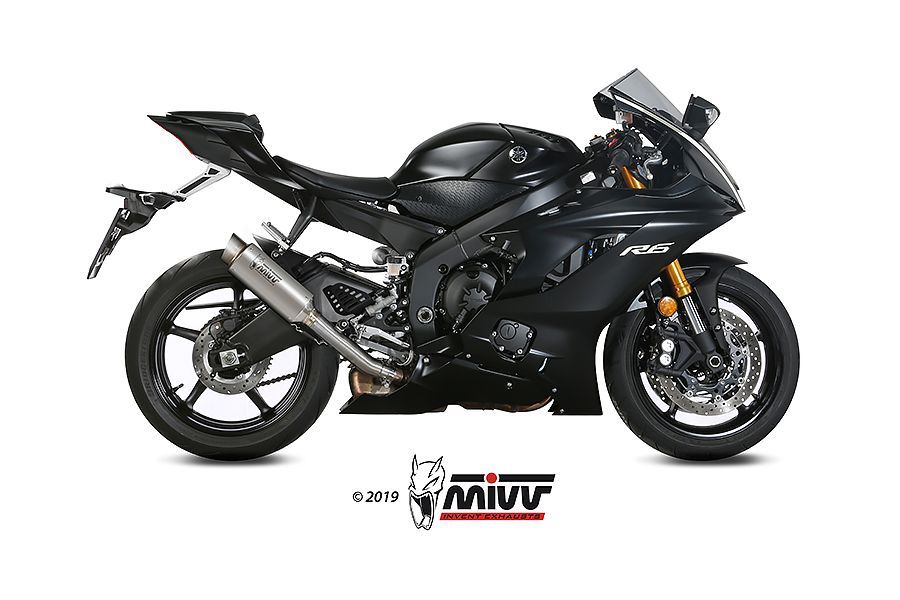 Escape Mivv  GP Pro titan Yamaha YZF 600 R6 2017-23