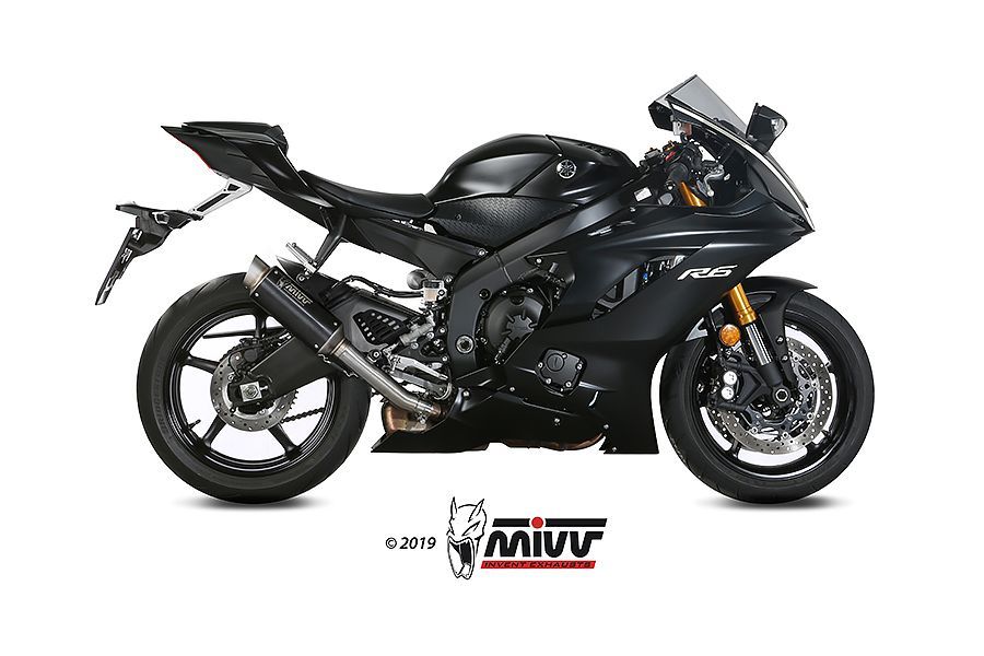 Escape Mivv  GP Pro black Yamaha YZF 600 R6 2017-23