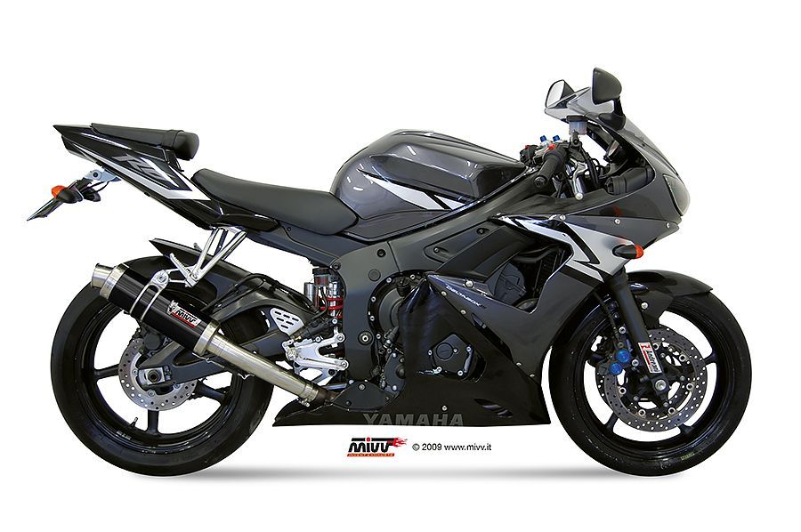 Escape Mivv GP black Yamaha YZF 600 R6 2003-05