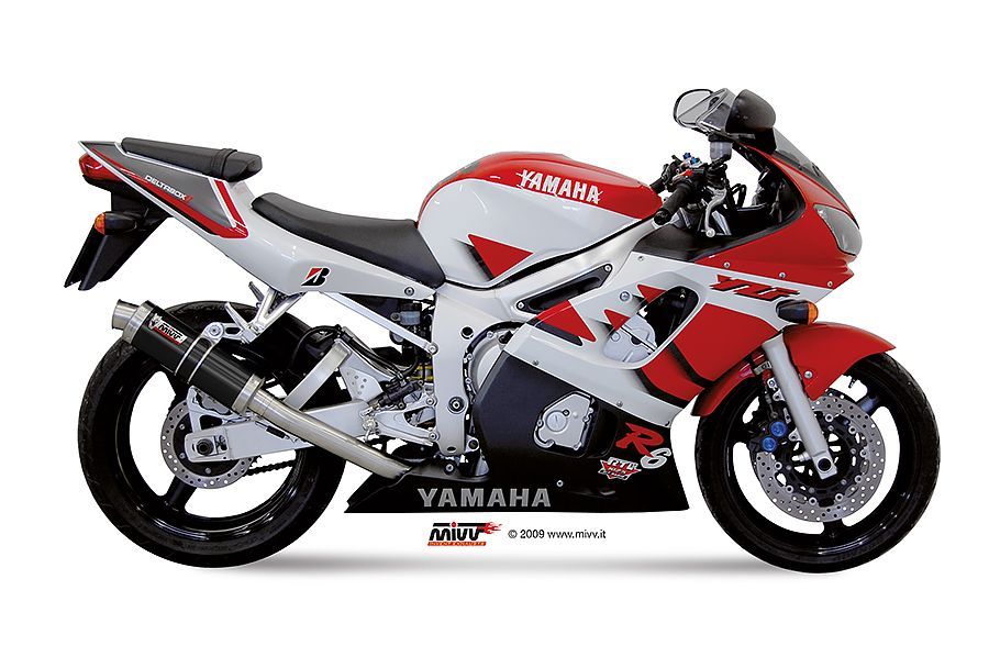 Escape Mivv GP black Yamaha YZF 600 R6 1999-02
