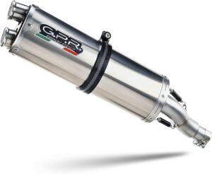 Cagiva Raptor 650 2001/05 Par de tubos de Escape Gpr homologados con escape Gpr Dual Inox