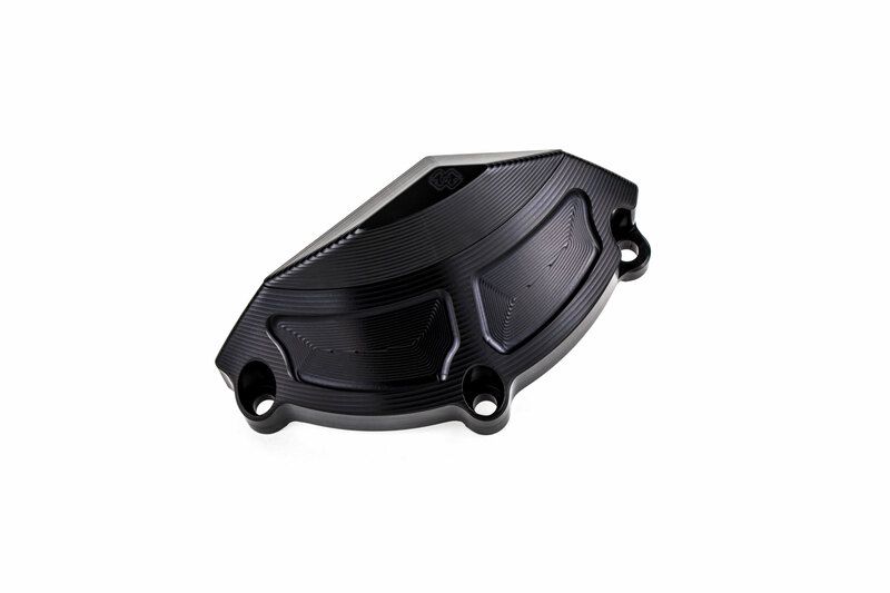 Protector de la tapa del motor GILLES (lado izquierdo), negro