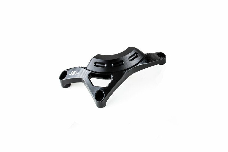 Protector de la tapa del motor GILLES (lado izquierdo), negro
