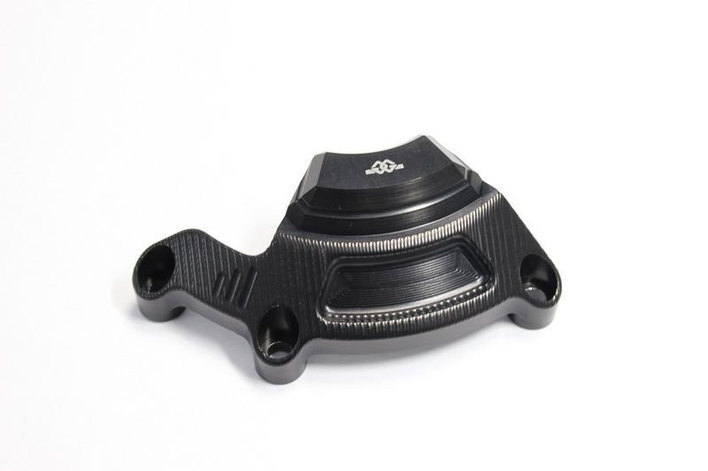 Protector de la tapa del motor GILLES (lado izquierdo), negro